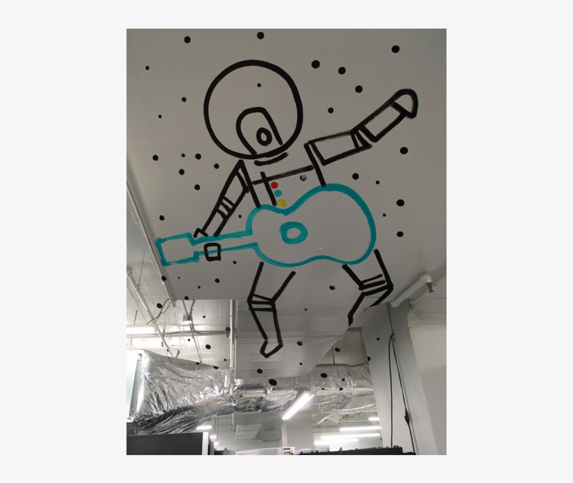 Drawings With Graffiti Pens Back Forward - Ceiling, transparent png