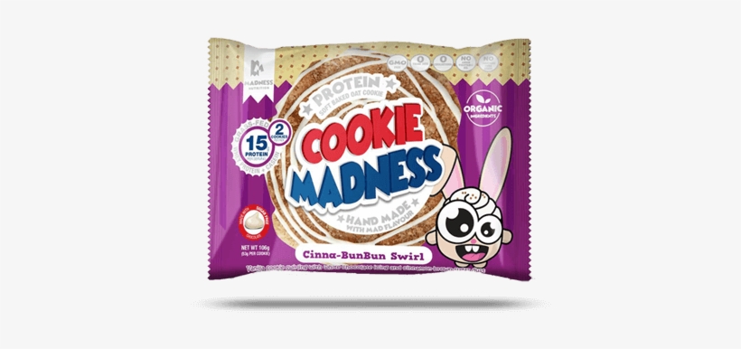 Madness Nutrition Cookie Madness 12 X 2 X 50 G -birthday, transparent png
