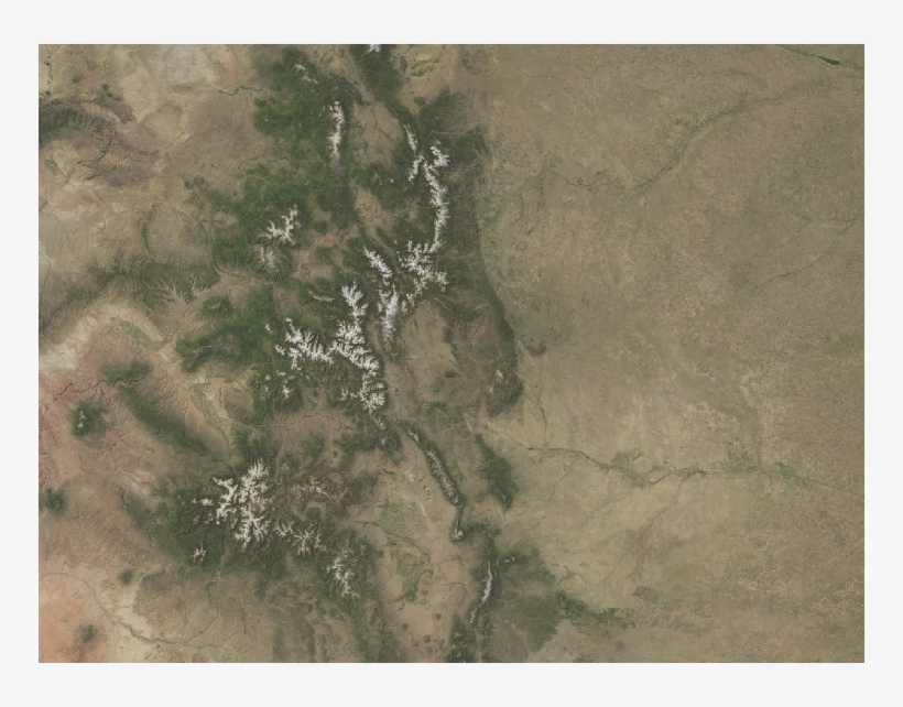 Poster: Colorado Plateau And Four Corners Area, transparent png
