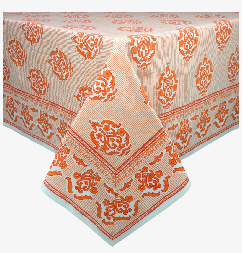 Tablecloth James Orange Square - Tablecloth, transparent png