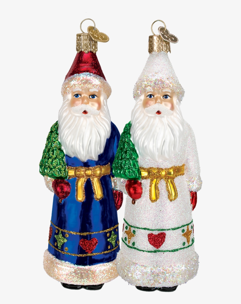 Christmas Ornaments, Old World Christmas Pennsylvania - Old World Christmas Pennsylvania Dutch Santa Glass, transparent png