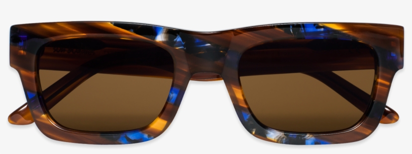 Brown Blue Swash - Plastic, transparent png