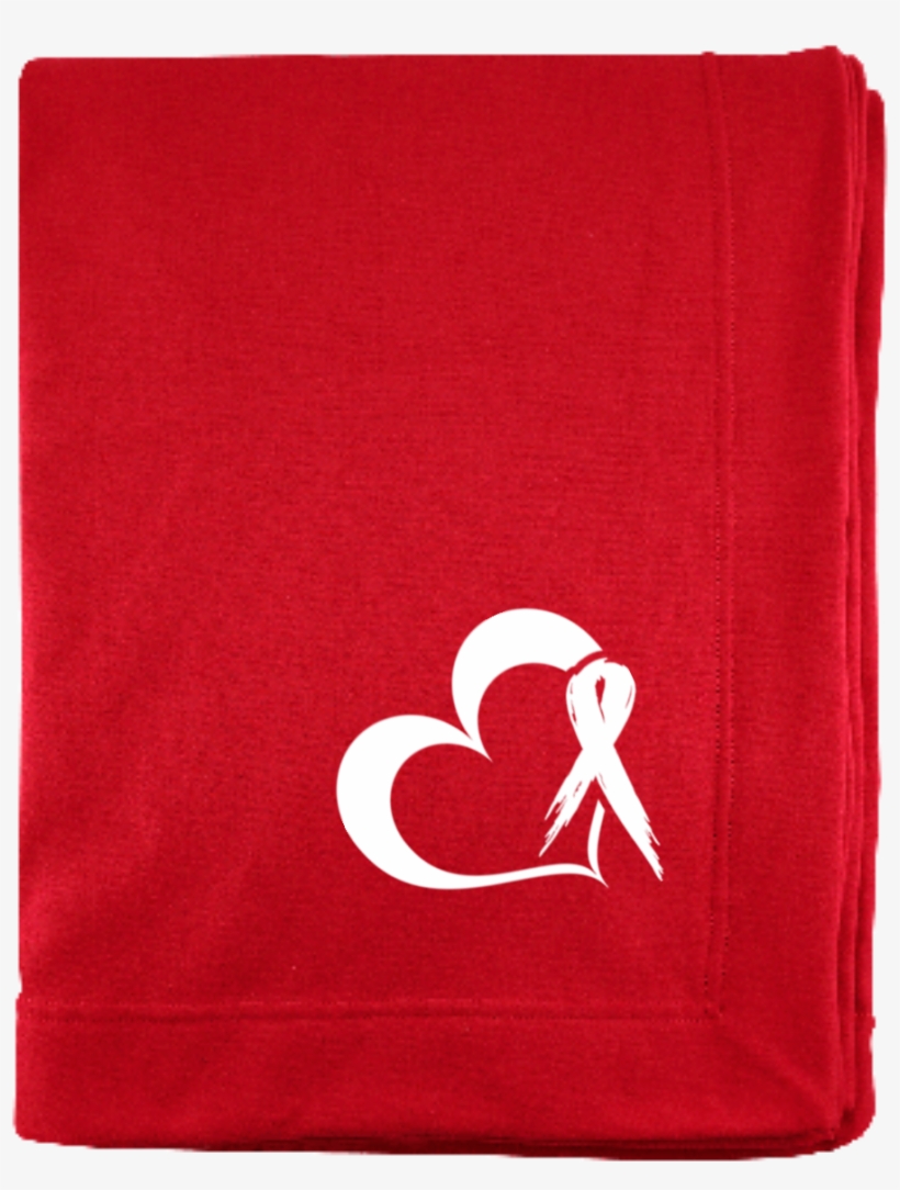 Heart Ribbon Sweatshirt Blanket - Towel, transparent png