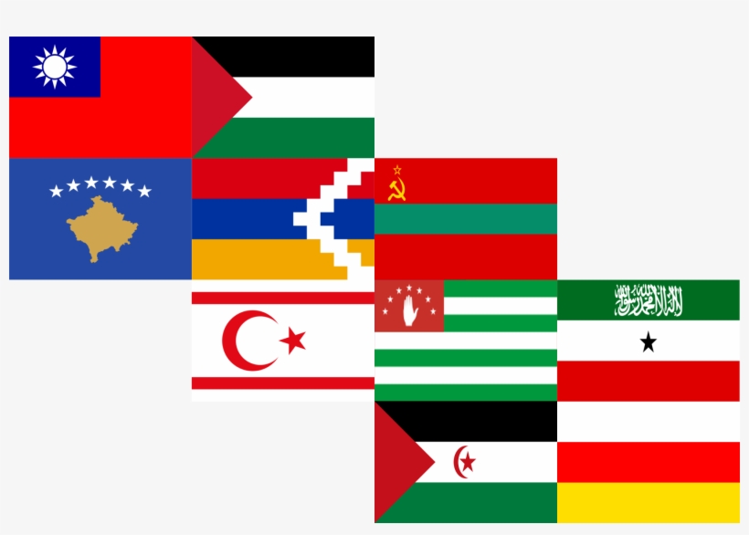 Flags Of States With Limited Recognition - Kosovo - National Flag - Current Oval Ornament, transparent png