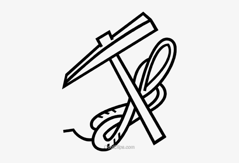 Mountain Climbing Pick Royalty Free Vector Clip Art - Climbing, transparent png