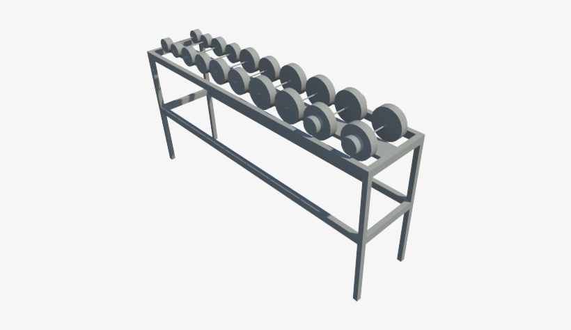 Mueble Para Pesas De 711x3150mm - Weight Training, transparent png