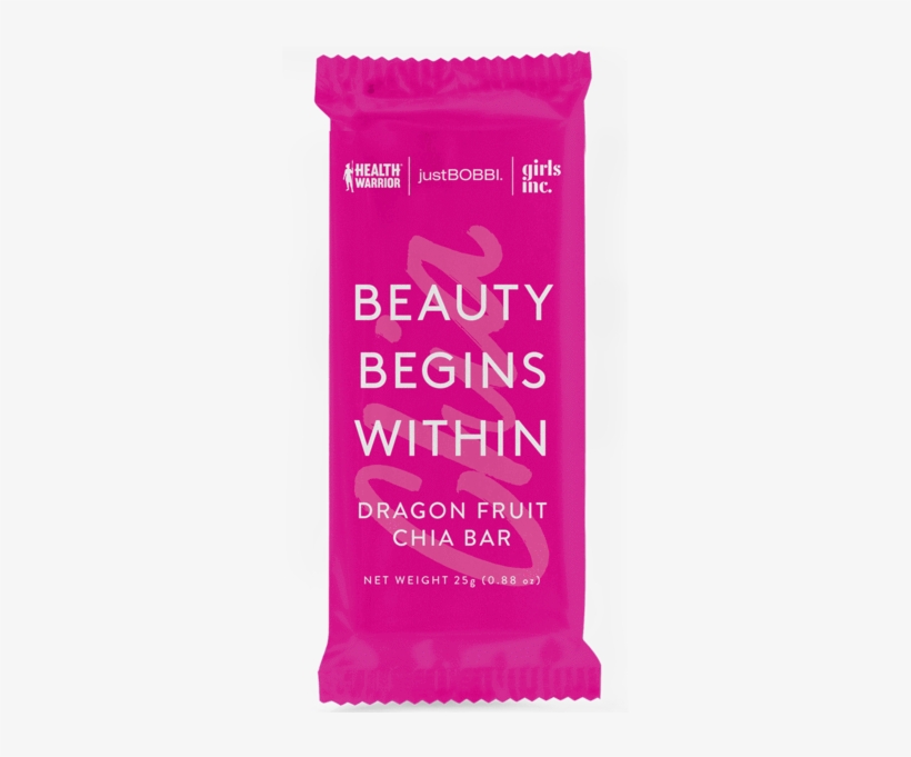 Beauty Begins Within Dragon Fruit Chia Bar - Plastic, transparent png