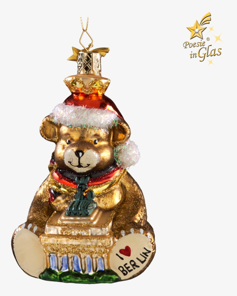 Berlin Christmas-bear - Gesù Bambino Di Praga Statua, transparent png