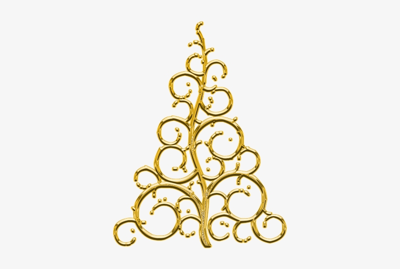 Holidays Gold Christmas Tree - Christmas Day, transparent png