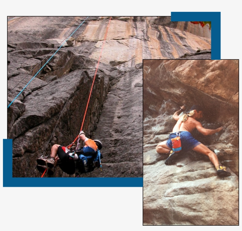 It Was While Jeff Was Living In “j Tree” That A Very - Abseiling, transparent png