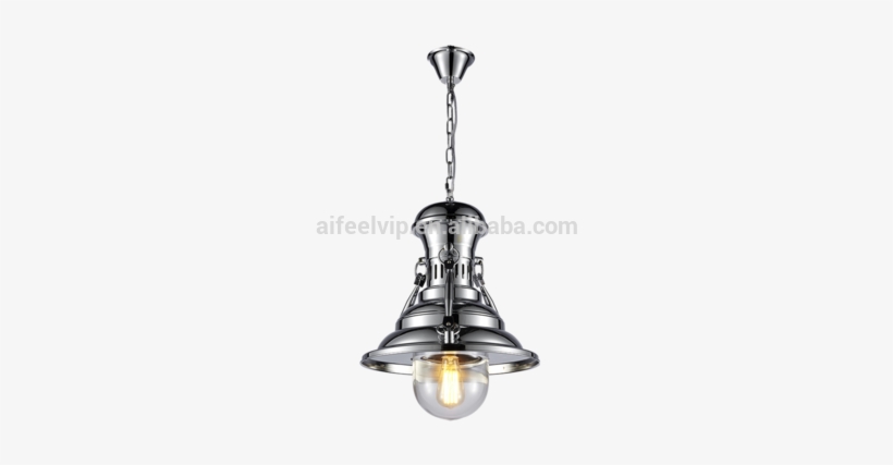 Using Led Bulb Vintage Industrial Design Retro Decorative - Pendant Light, transparent png