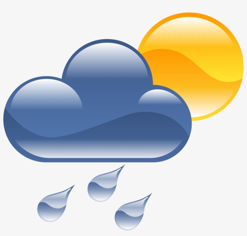 28 Collection Of Rain And Sun Clipart - Thunder And Lightning Clipart, transparent png