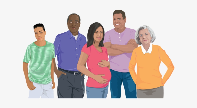 14 Jan - Group Of Diverse People Png, transparent png