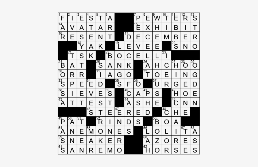 La Times Crossword 3 Oct 18, Wednesday - 2018 The 911 Attacks The New York Times Crossword Answer, transparent png