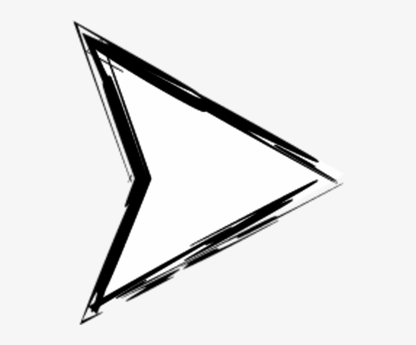 Arrows Sketch - Triangle, transparent png