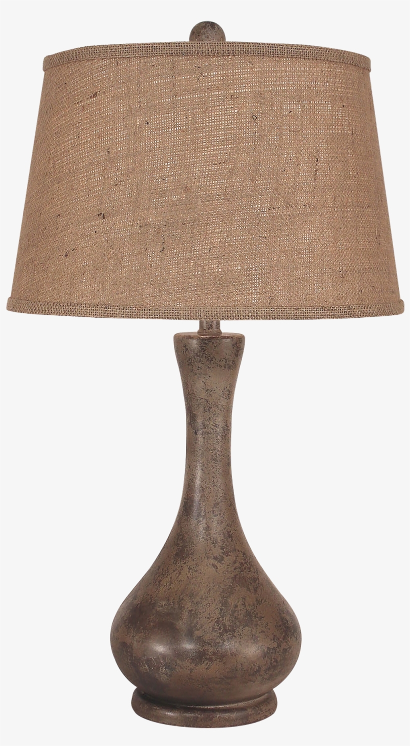 Tarnished Cottage Smooth Genie Bottle Table Lamp - Lamp, transparent png