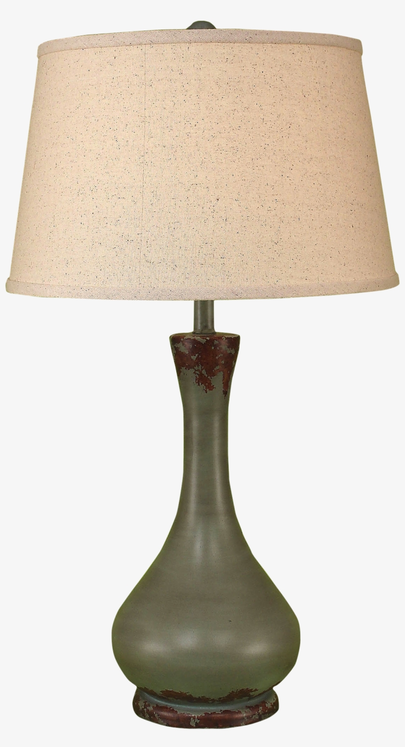 Aged Atlantic Grey Smooth Genie Bottle Table Lamp, transparent png