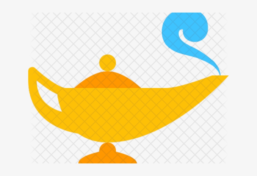 Genie Lamp Clipart - Genie Lamp Icon, transparent png