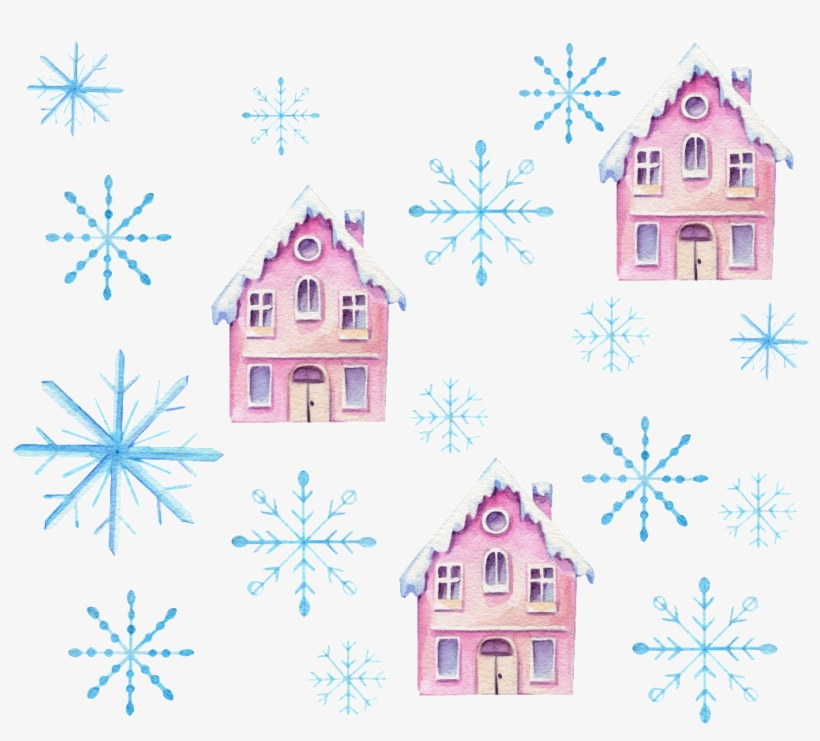 Hand Painted Pink Hut Png Transparent Background - Portable Network Graphics, transparent png