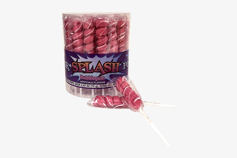 Hot Pink & White Color Splash Bubble Gum Flavor Unicorn - White, transparent png