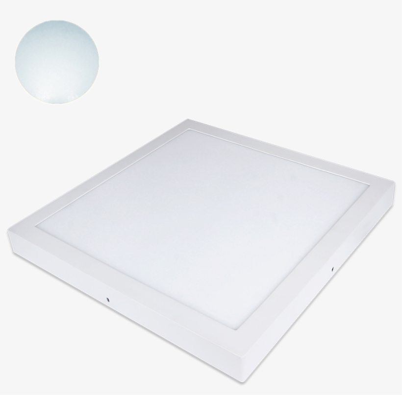 Panel Led Sobrepuesto Mm 24w Blanco Frío 6000°k 220v - Panel Led Blanco Frio Chile, transparent png