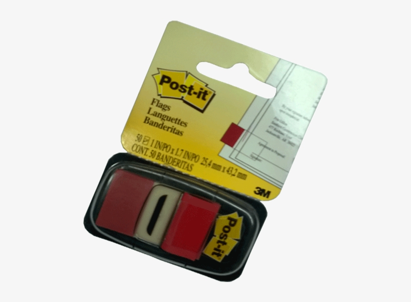 Banderitas-3m - 3m Post-it Flags 680-13 (36), 1 In X 1.7 In (25,4 Mm, transparent png