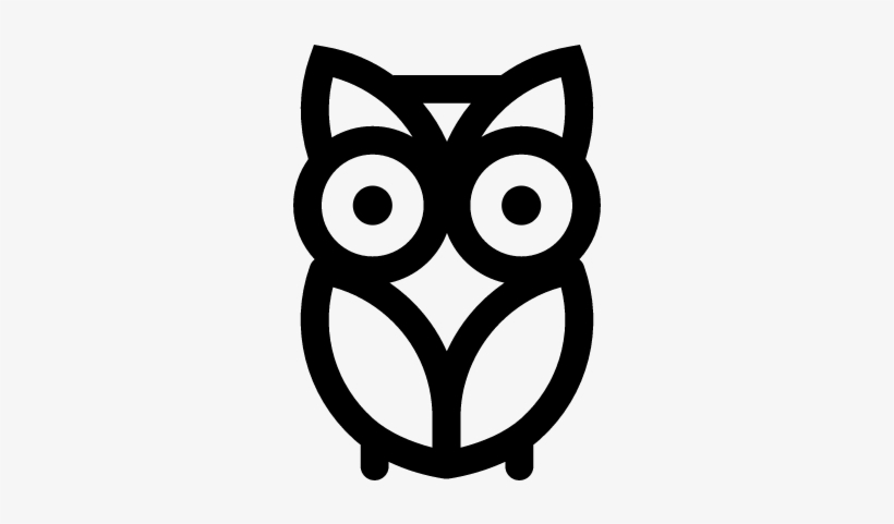 Owl Vector - Buho Icon Png, transparent png