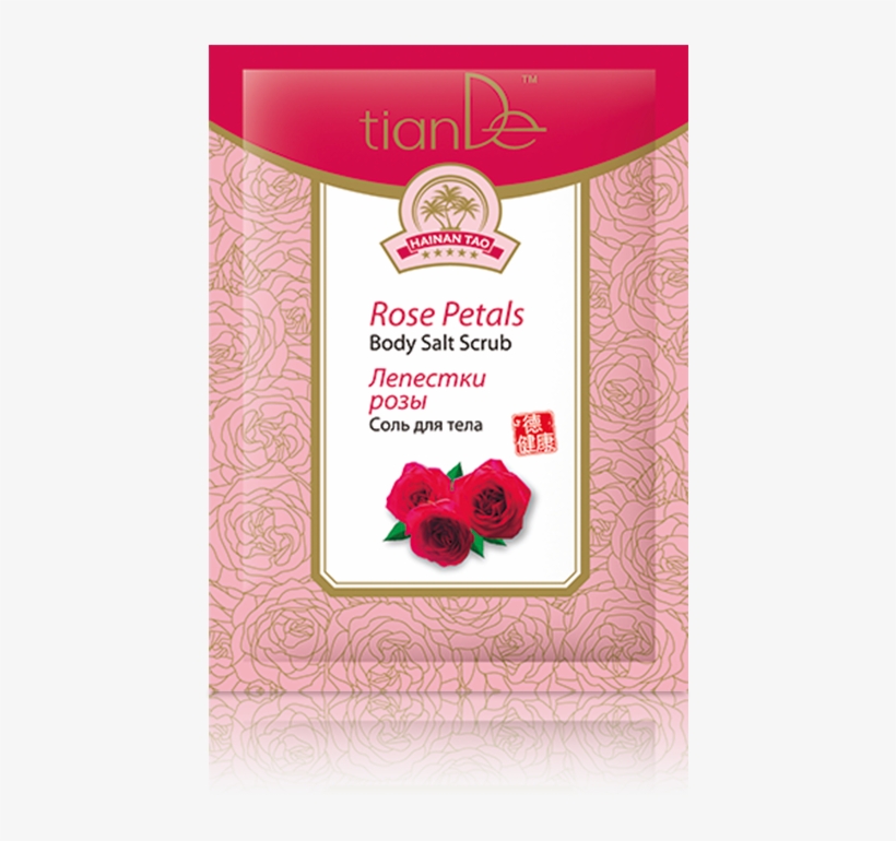32606 Sal Para El Cuerpo «pétalos De Rosa» Efecto Hidratante - Rose Petal Body Salt Scrub, Tiande 32606, 60g, Fragrant, transparent png