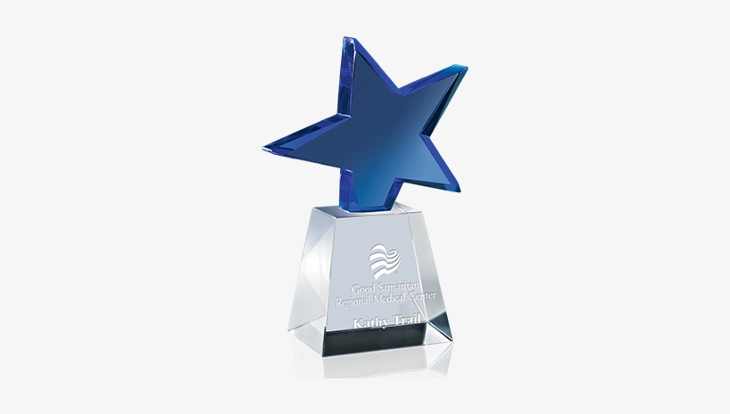 2810 Midnight Crystal Star - Trophy Blue, transparent png