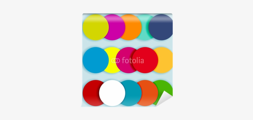 Fotomural Círculos De Colores En Capas-2 • Pixers® - Circle, transparent png