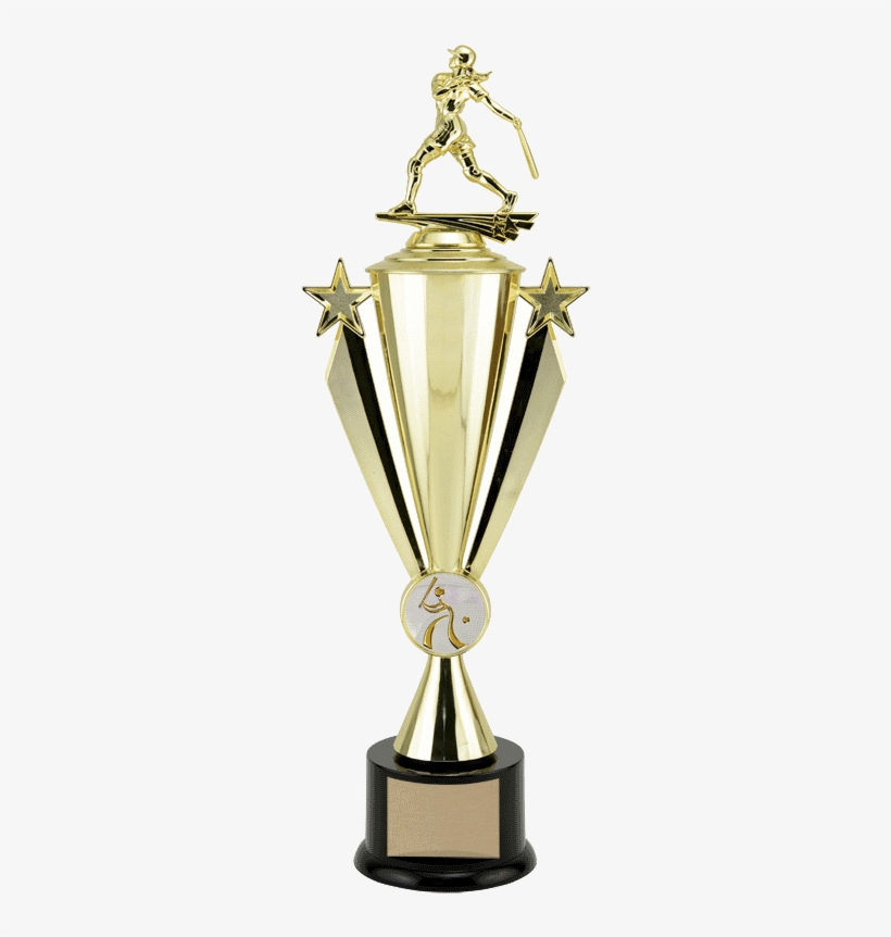 Star Ribbon Cup Insert Holder Trophy With Figure - Star Trophy Png Format, transparent png