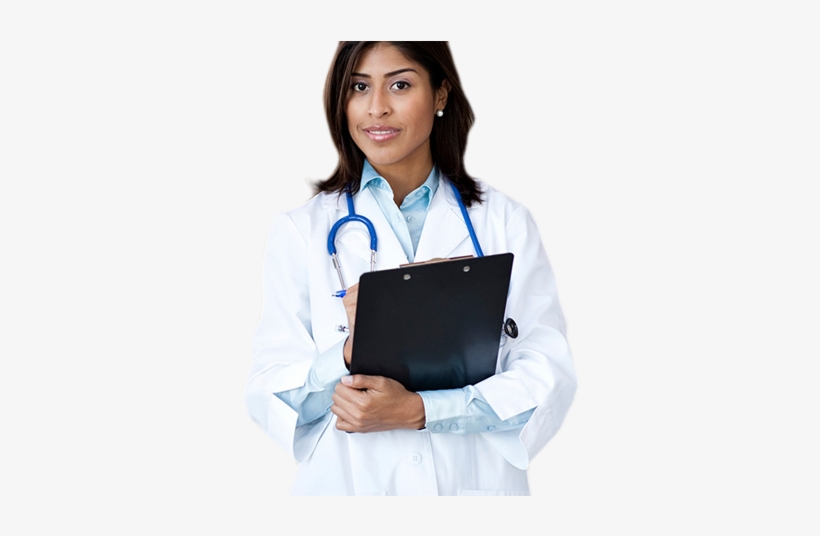Why Choose Us - Hispanic Female Doctor, transparent png