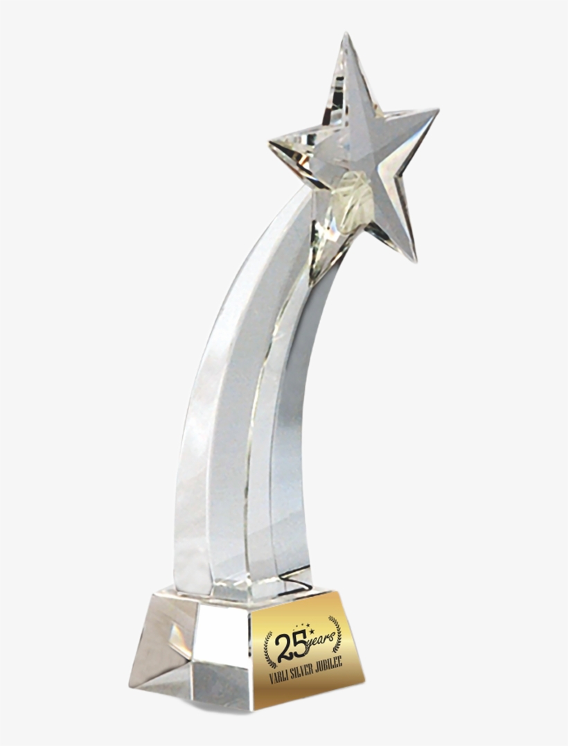 Crystal Trophies Shooting Star Skcg 117 - Trophy, transparent png