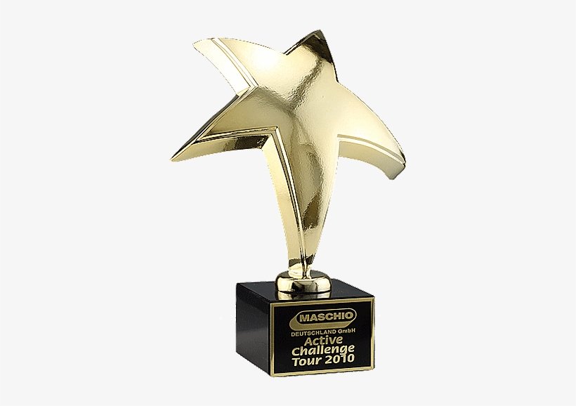 Trophy As Prize Of Honour With Laser Engraving - Ster Award, transparent png