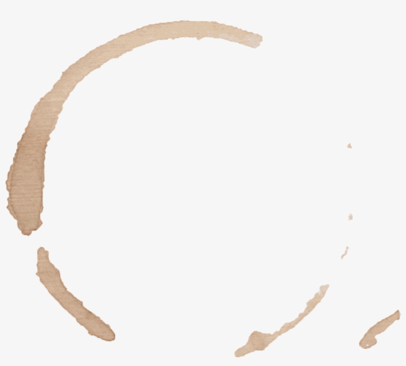Handmade Coffee Cup Stains - Wood, transparent png