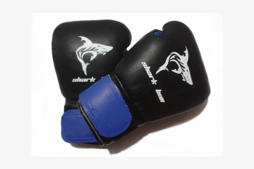 Guantes De Box De Cuero Sintetico 12 Oz - Blue Shark, transparent png
