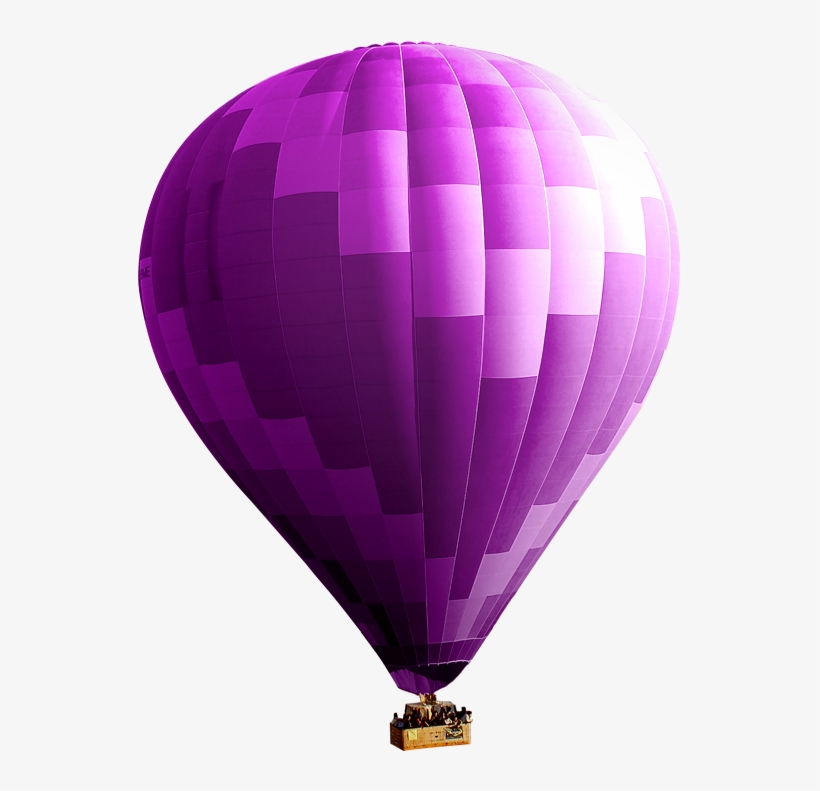Edoramedia Baloon - Purple Air Balloon Png, transparent png