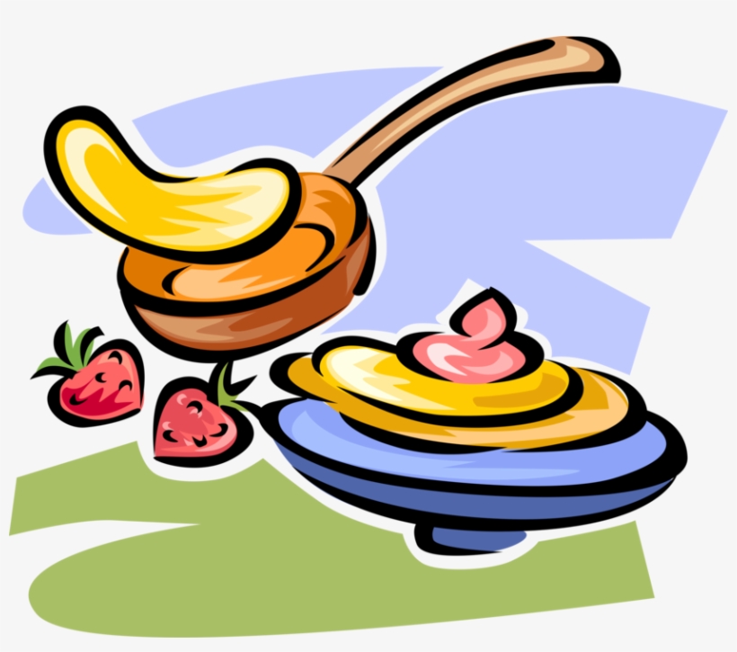 Vector Illustration Of Breakfast Pancakes Or Flapjacks - Butter, transparent png
