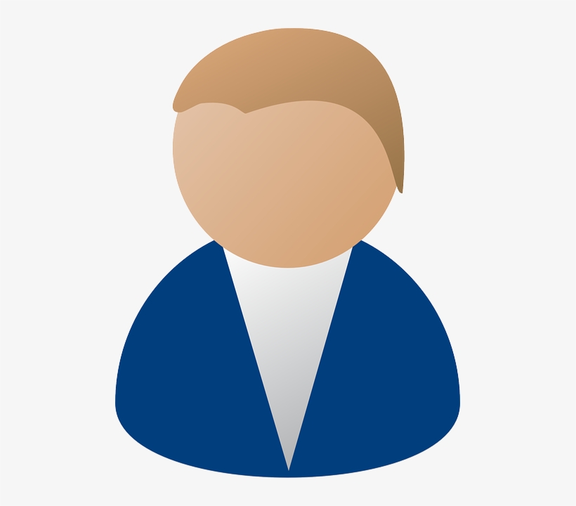 Mailroom Office Worker Icon Blue 491x640 PNG Download PNGkit