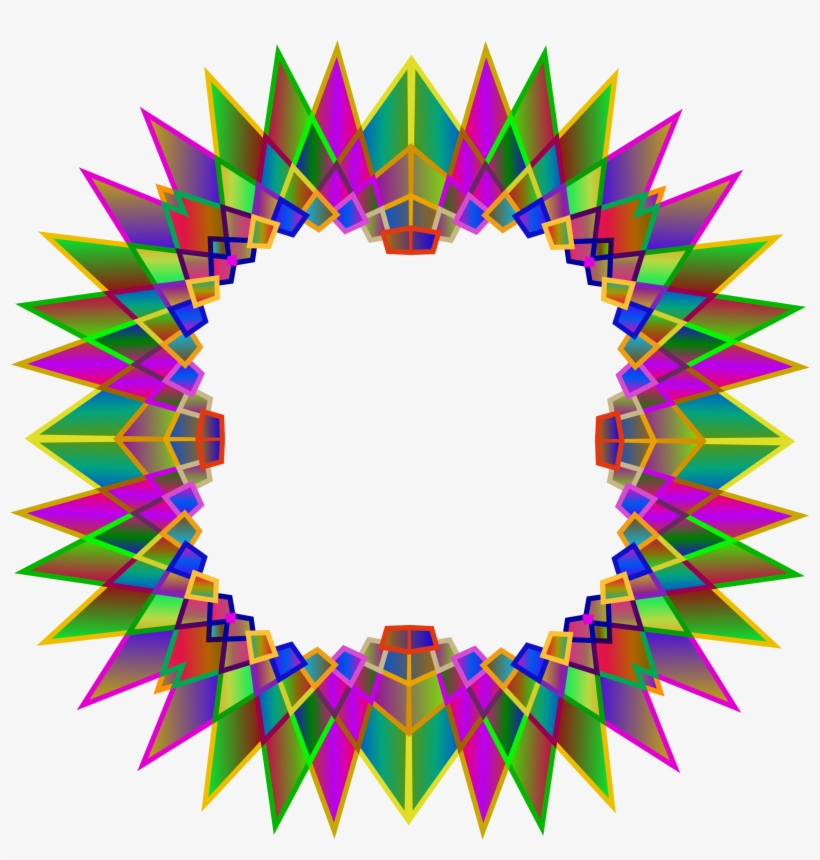 This Free Icons Png Design Of Prismatic Multipoint, transparent png
