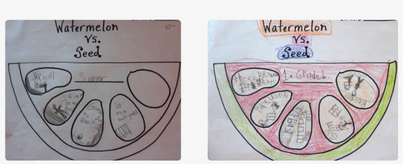 Brainstormed A Big Watermelon Idea That We Could Write - Writing, transparent png
