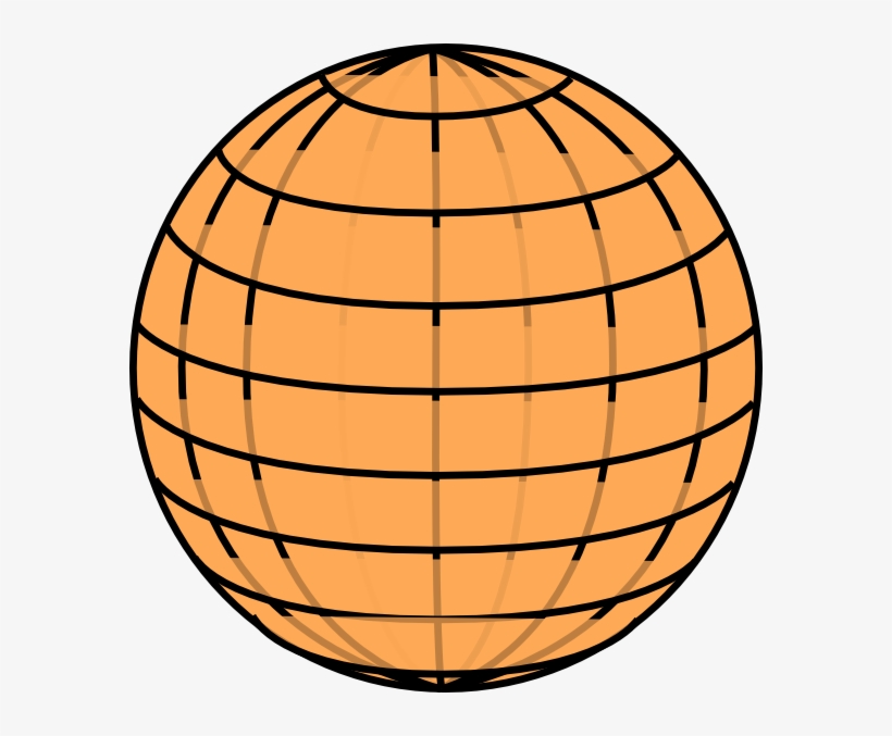 Orange Globe Clip Art - Globe Clip Art, transparent png
