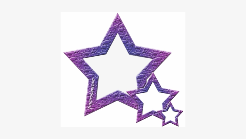 Stars Photo Frame - Sass & Belle Wooden Photo Frame With Hanging Stars, transparent png