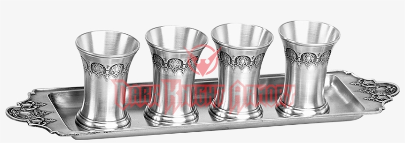 Residenz Shot Glasses With Tray - Artina 16219 5-tlg. Schnapsset Residenz 4 Zinnstamper, transparent png
