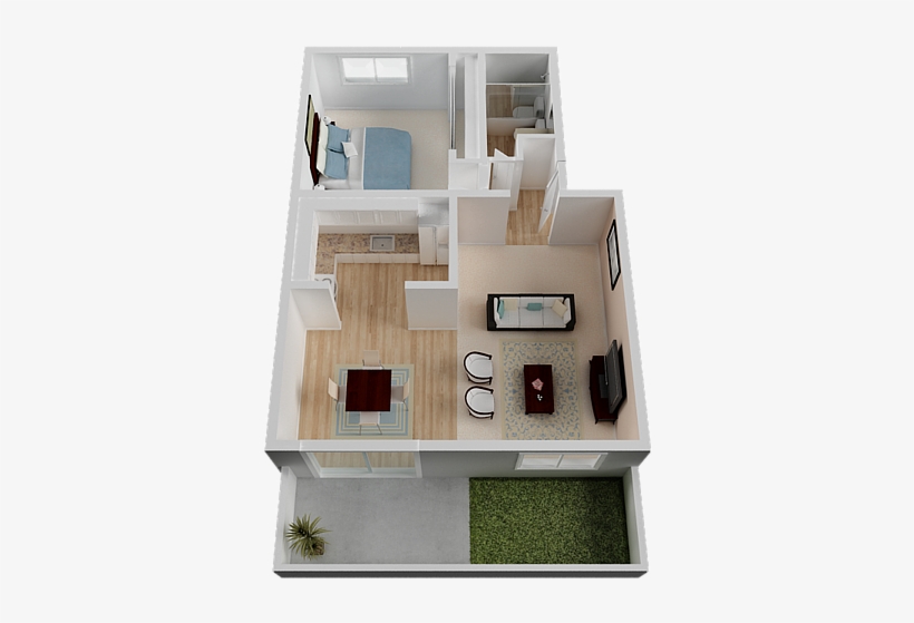 Cedartree Apartments - Floor Plan, transparent png