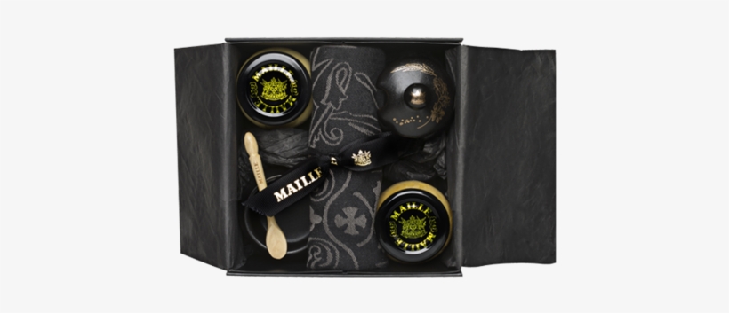 Maille Exclusive Paris Mustard Table Gift Box Set Open - Paris, transparent png