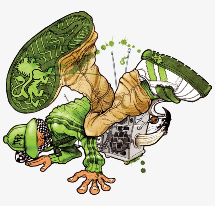 Dj Clipart Emcee - Bboy Sticker, transparent png