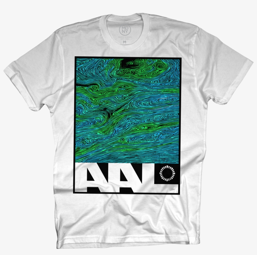 Green Swirl White T-shirt $25 - Animals As Leaders, transparent png