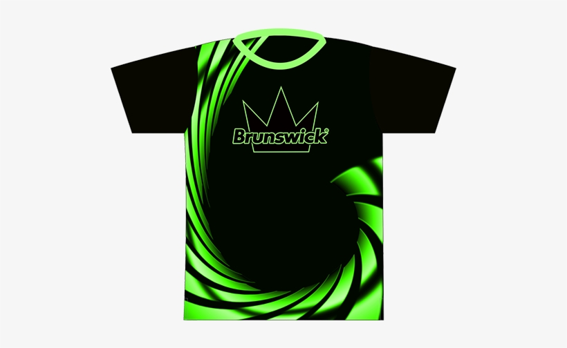 Brunswick Black / Green Swirl - Jersey Design Green And Black, transparent png