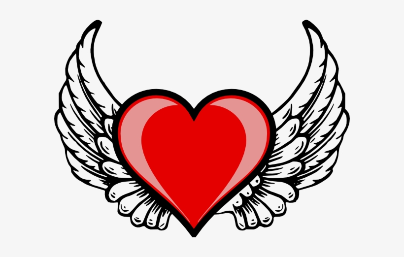 Wing Logo Png - Heart Wing, transparent png